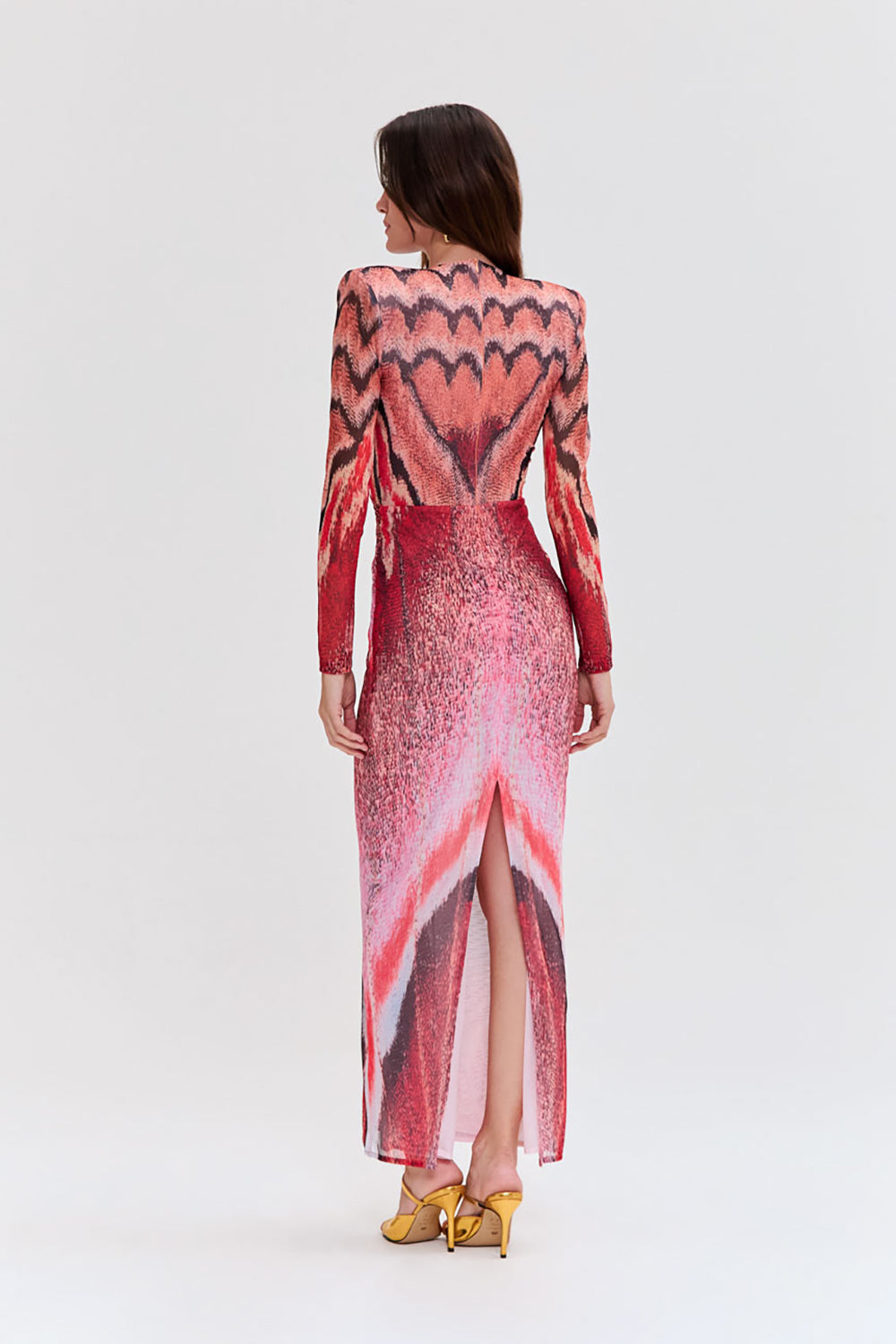 VESTIDO LONGO Tule Papilon LARANJA CLARO