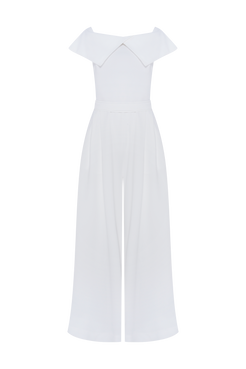 MACACÃO DUAL CREPE OFF WHITE