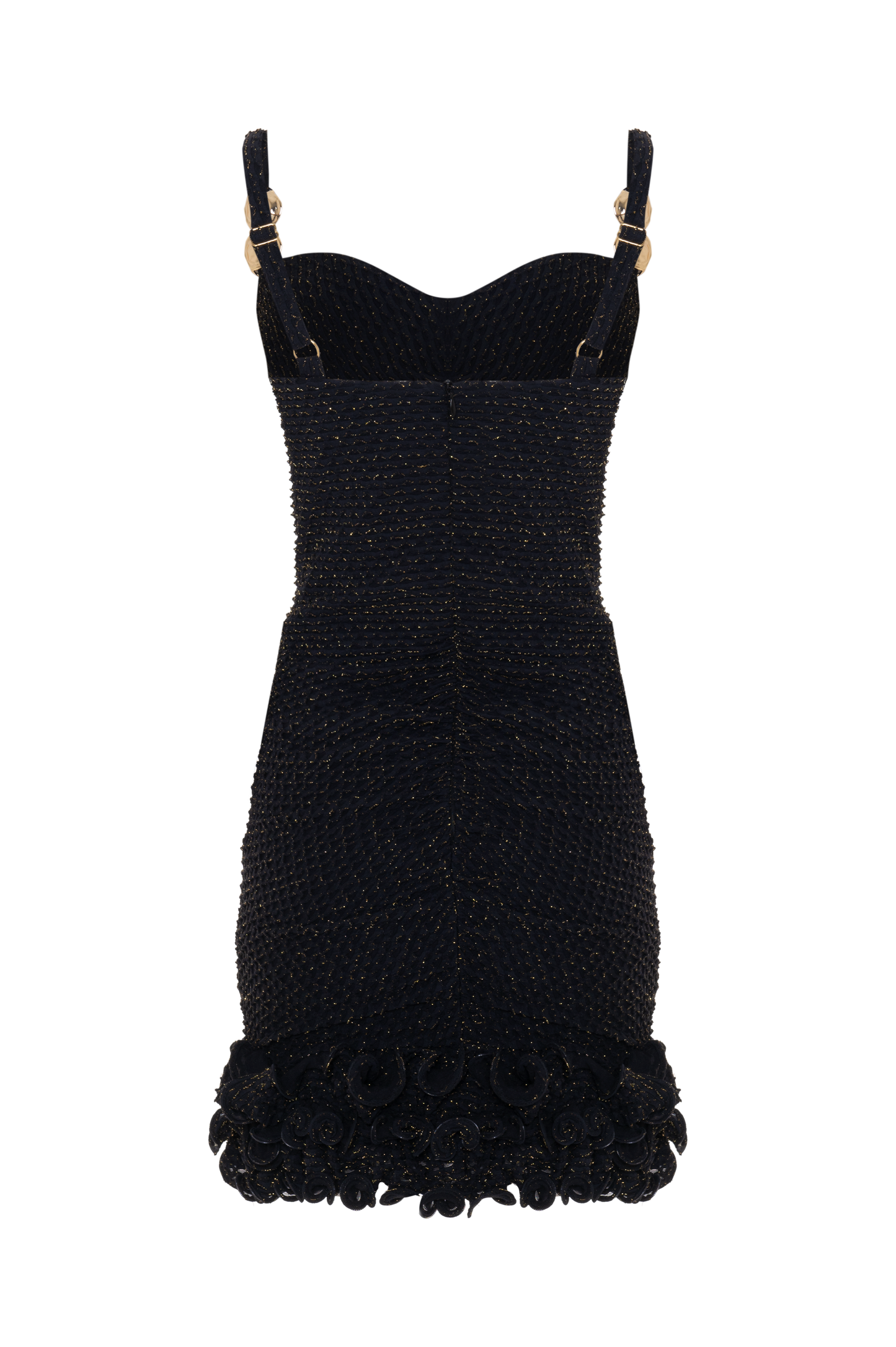 VESTIDO CURTO MALHA GAVEA PRETO