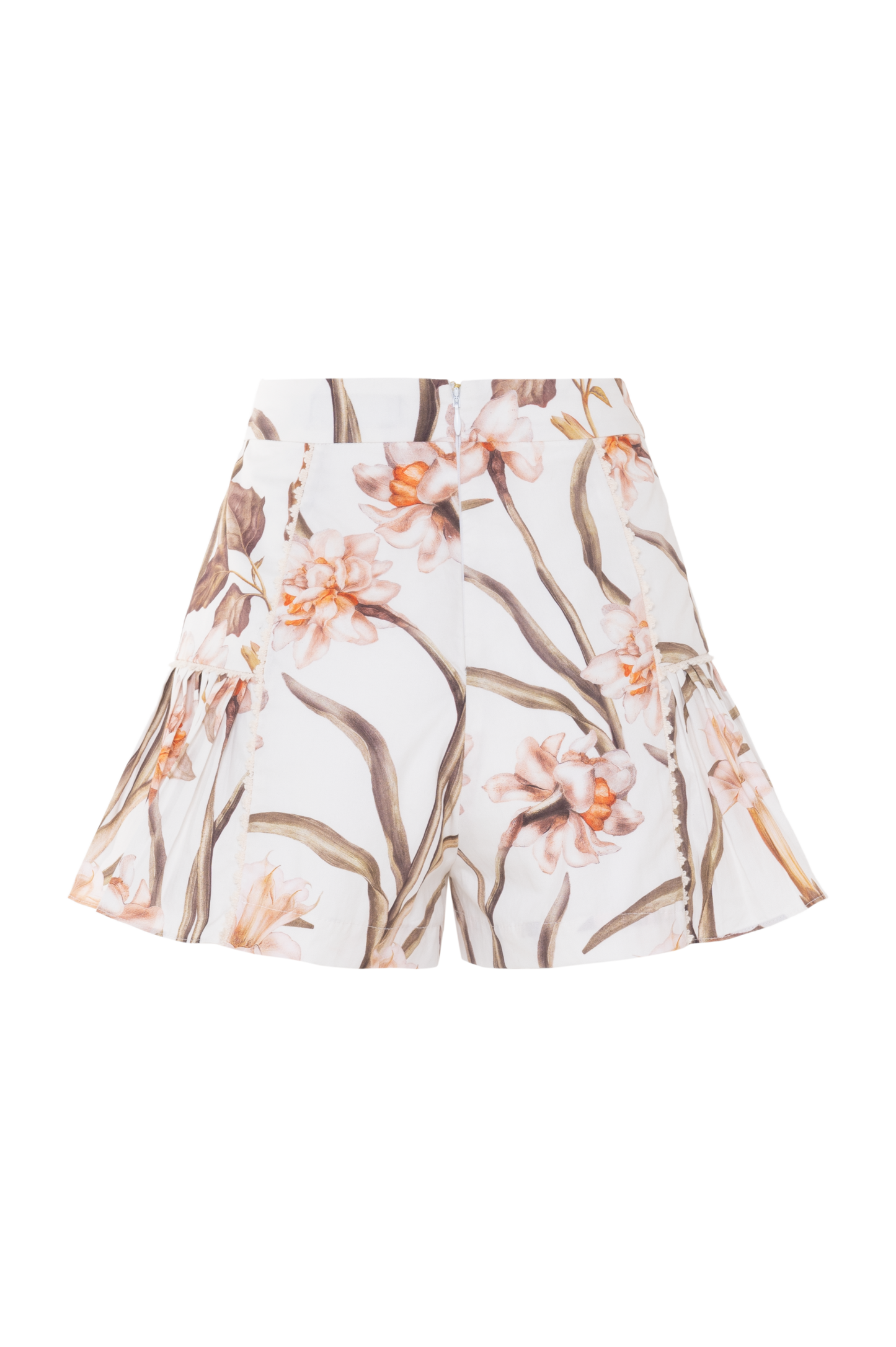 SHORT TRICOLINE NARCISSUS OFF WHITE