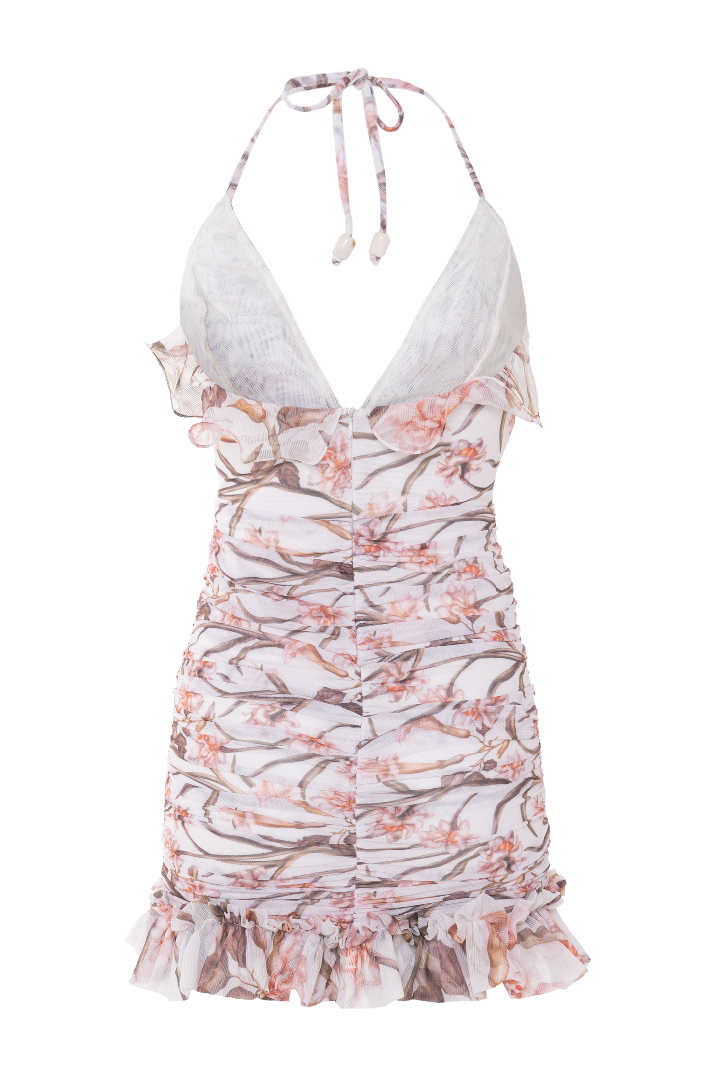 VESTIDO CURTO NARCISSUS OFF WHITE