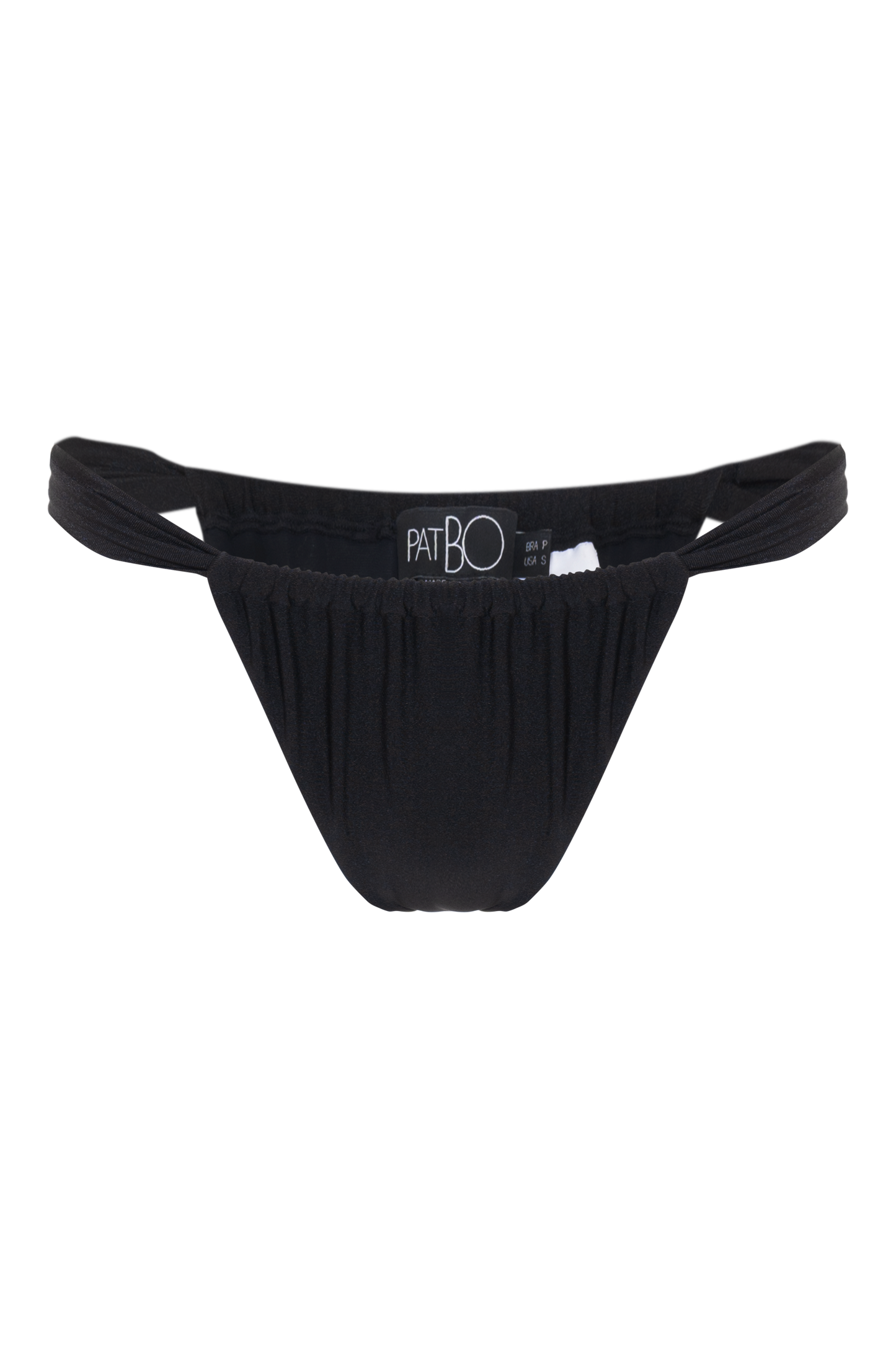 CALCINHA SEASHELL LYCRA PRETO