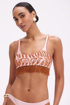TOP LAGOA LYCRA ROSA