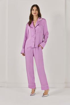 PIJAMA LISO LONGO ROXO