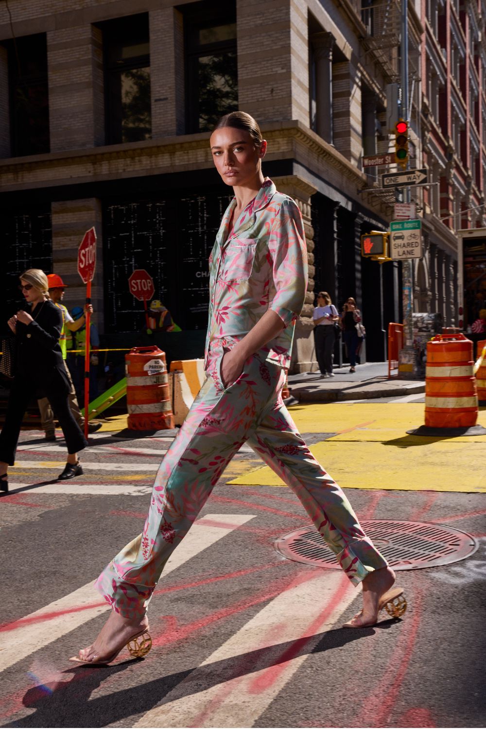 PIJAMA LONGO ZINNIA GARDEN VERDE