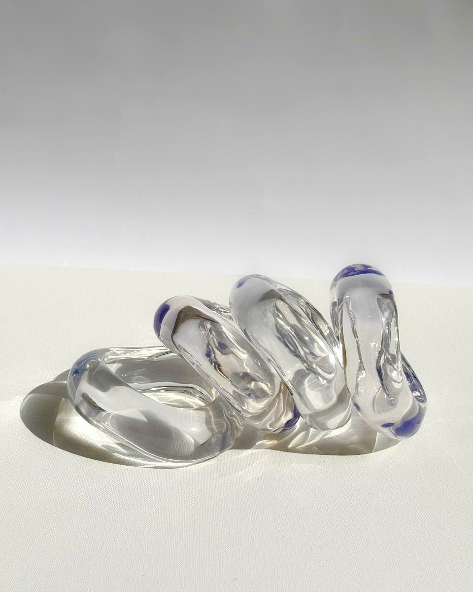 PULSEIRA ARGOLA TITA CRISTAL INCOLOR