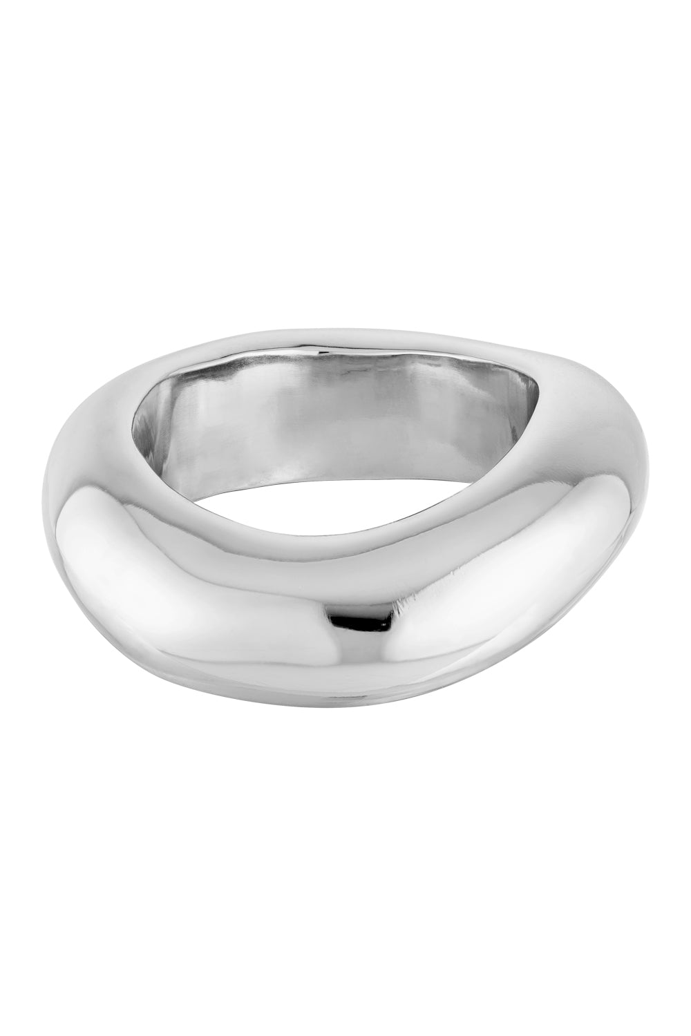 PULSEIRA ARGOLA TITA METAL PRATA