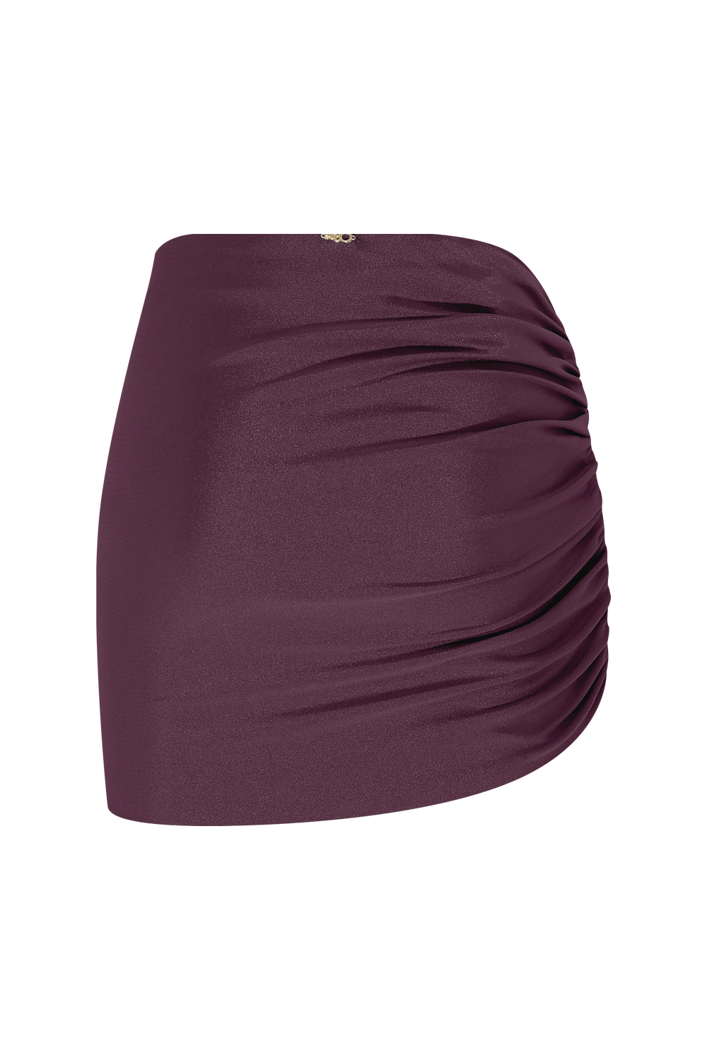 SAIA CURTA GROOVY LYCRA VERMELHO ESCURO