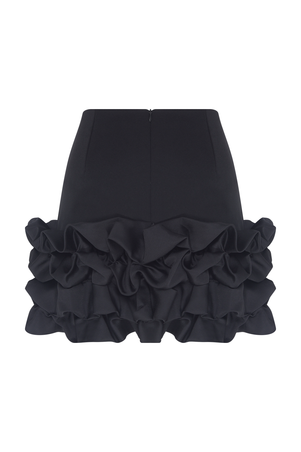 SAIA CURTA CREPE MYSTIQUE PRETO
