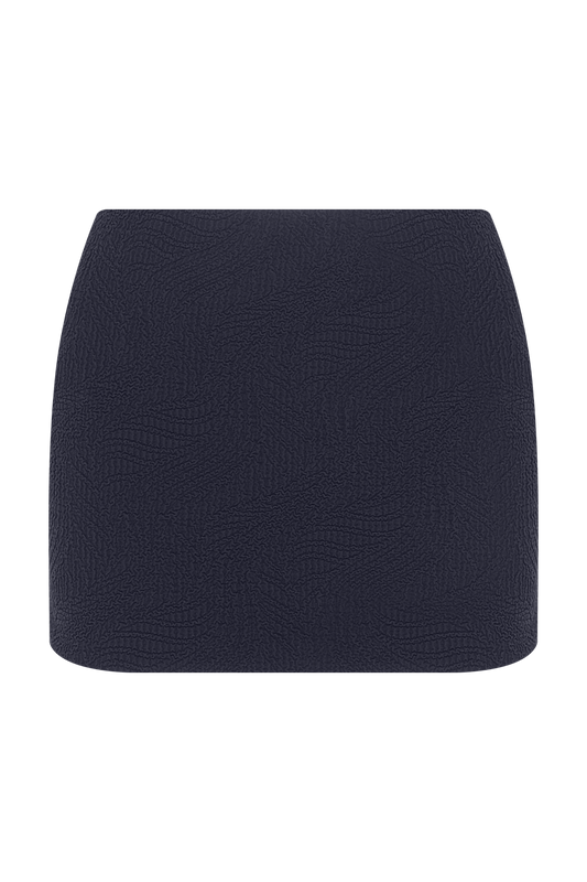 SAIA CURTA BREEZE JACQUARD PRETO