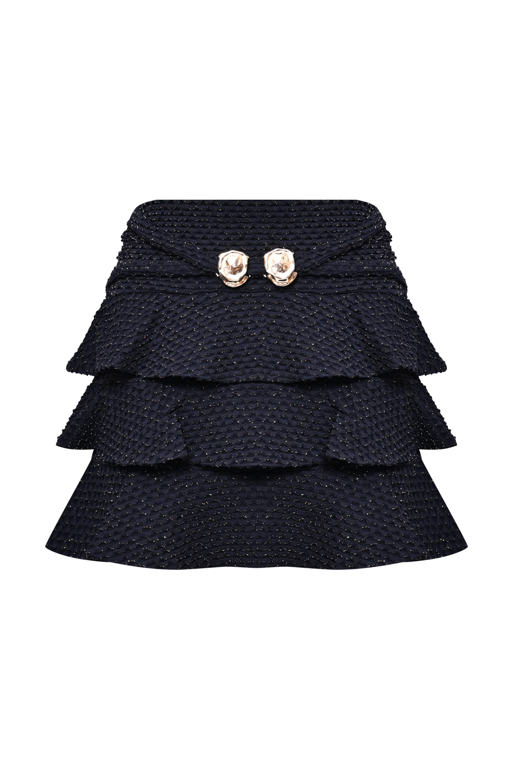 SAIA CURTA MALHA GAVEA PRETO