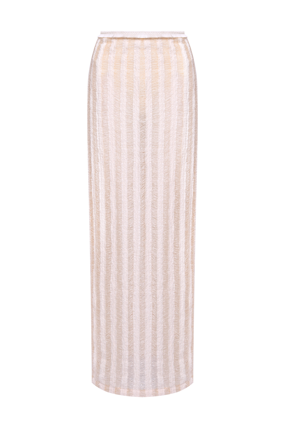 SAIA LONGA TELA CELESTE OFF WHITE