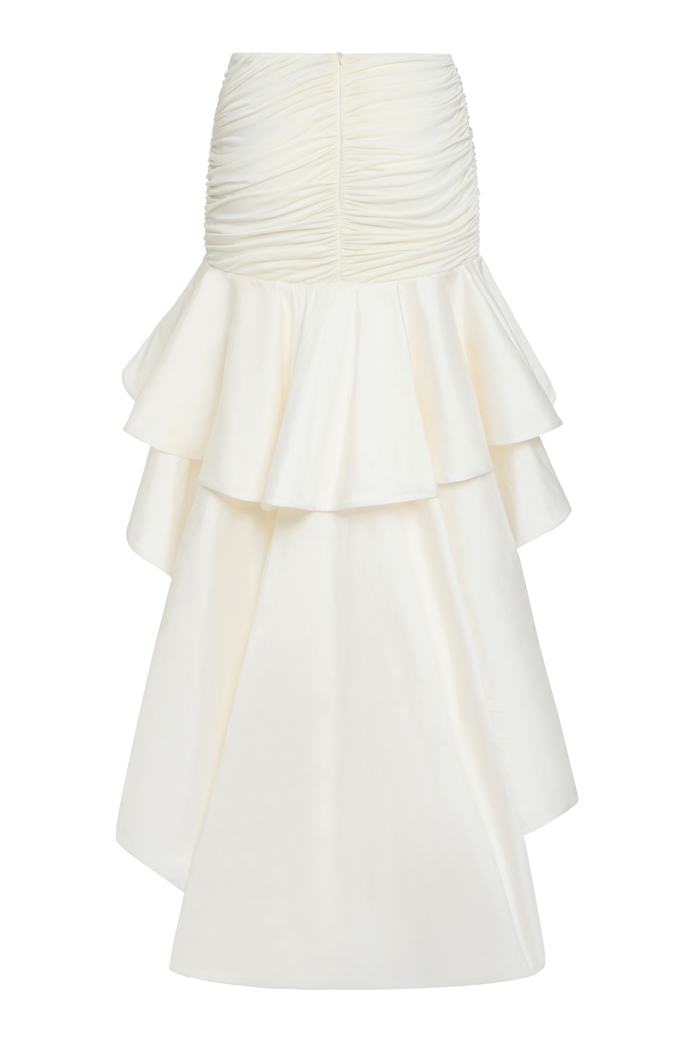 SAIA LONGA TAFETÁ TARSILA OFF WHITE