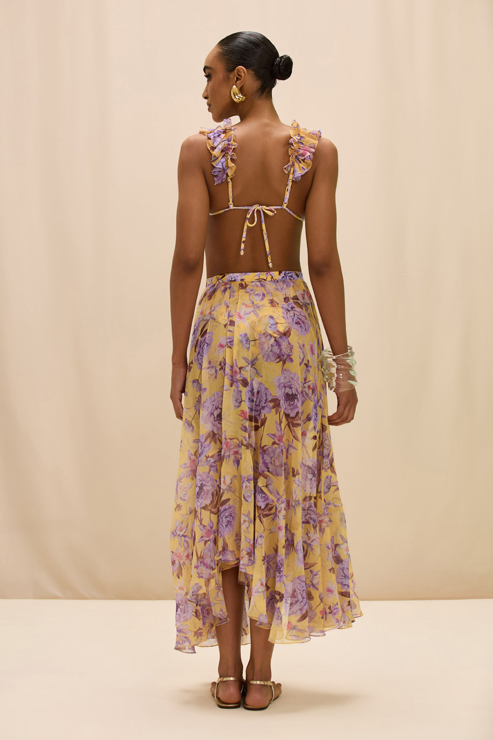 SAIA LONGA PEONY AMARELO
