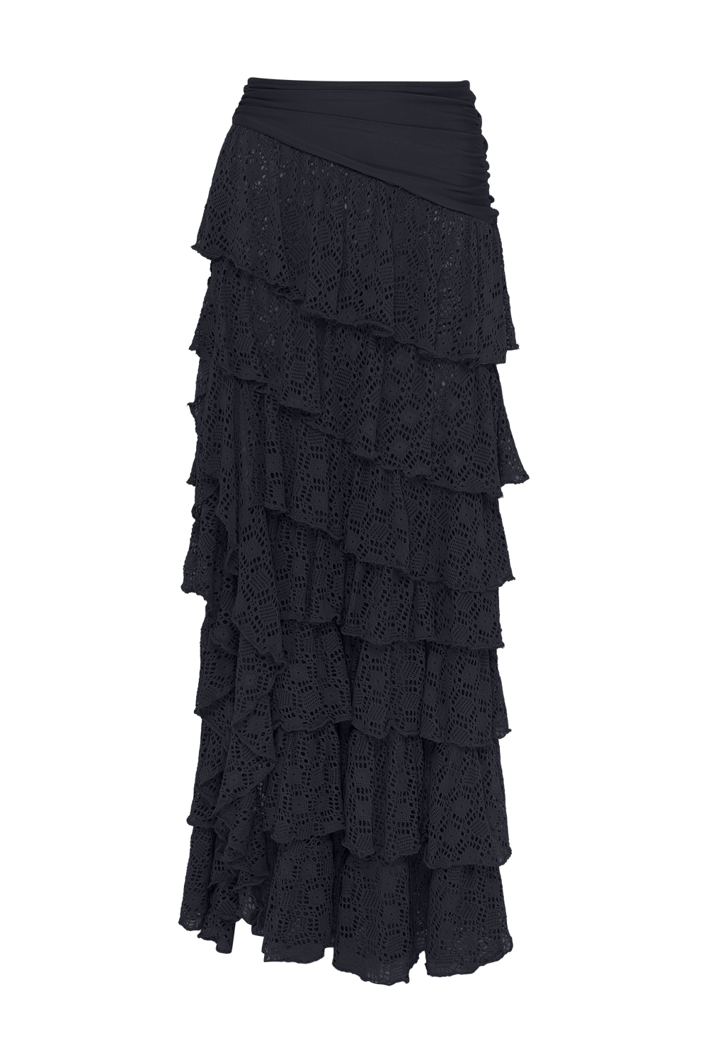SAIA LONGA MARTINA LYCRA PRETO