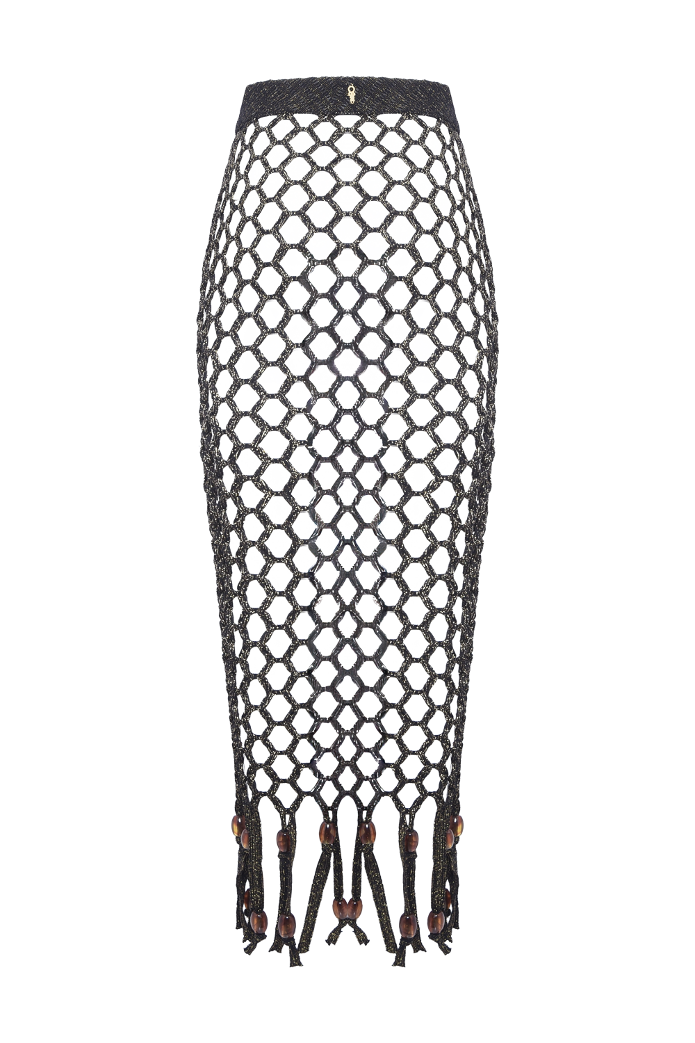 SAIA MÍDI TELA RENDA SUNSET PRETO