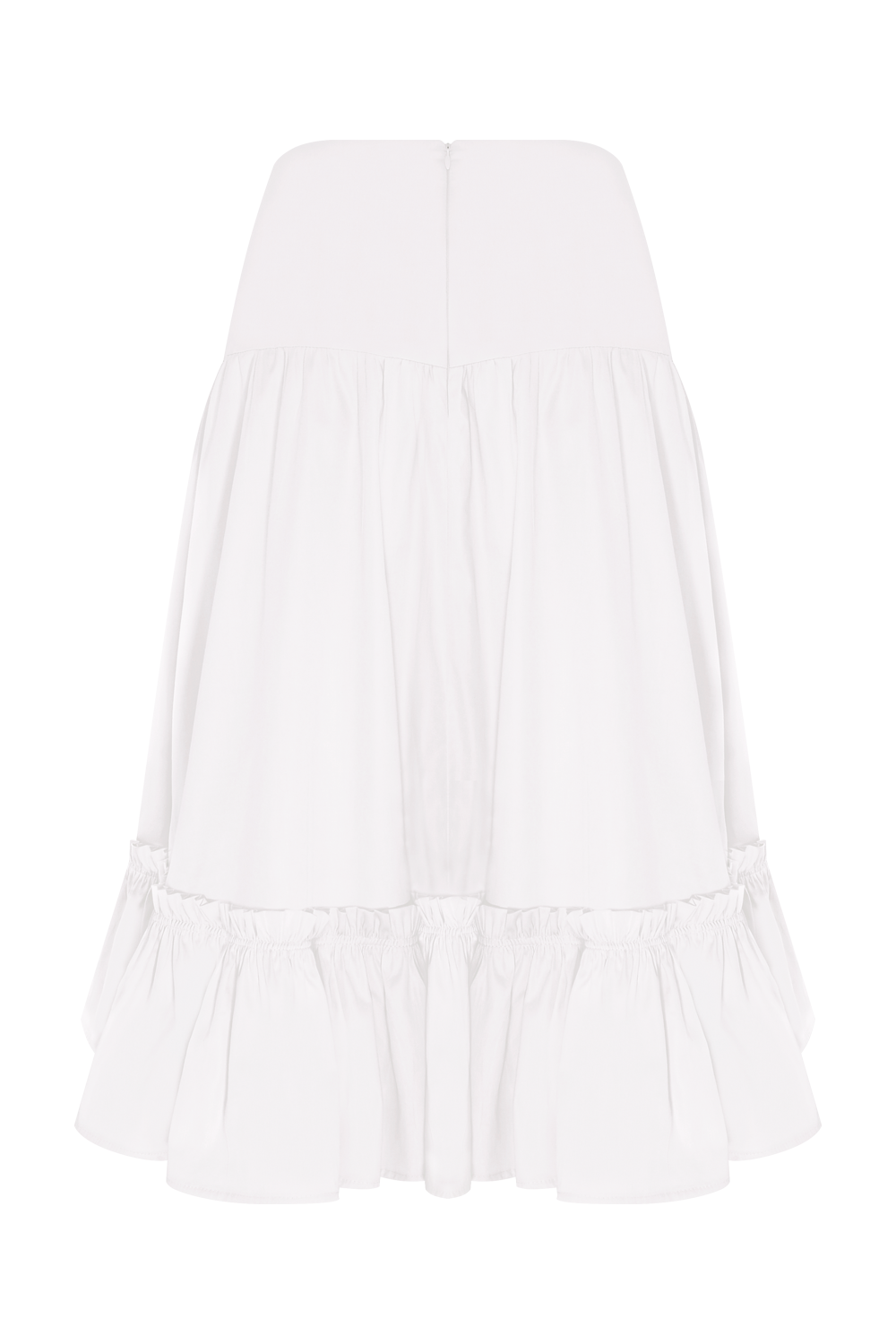 SAIA MIDI TRICOLINE BRUMA OFF WHITE