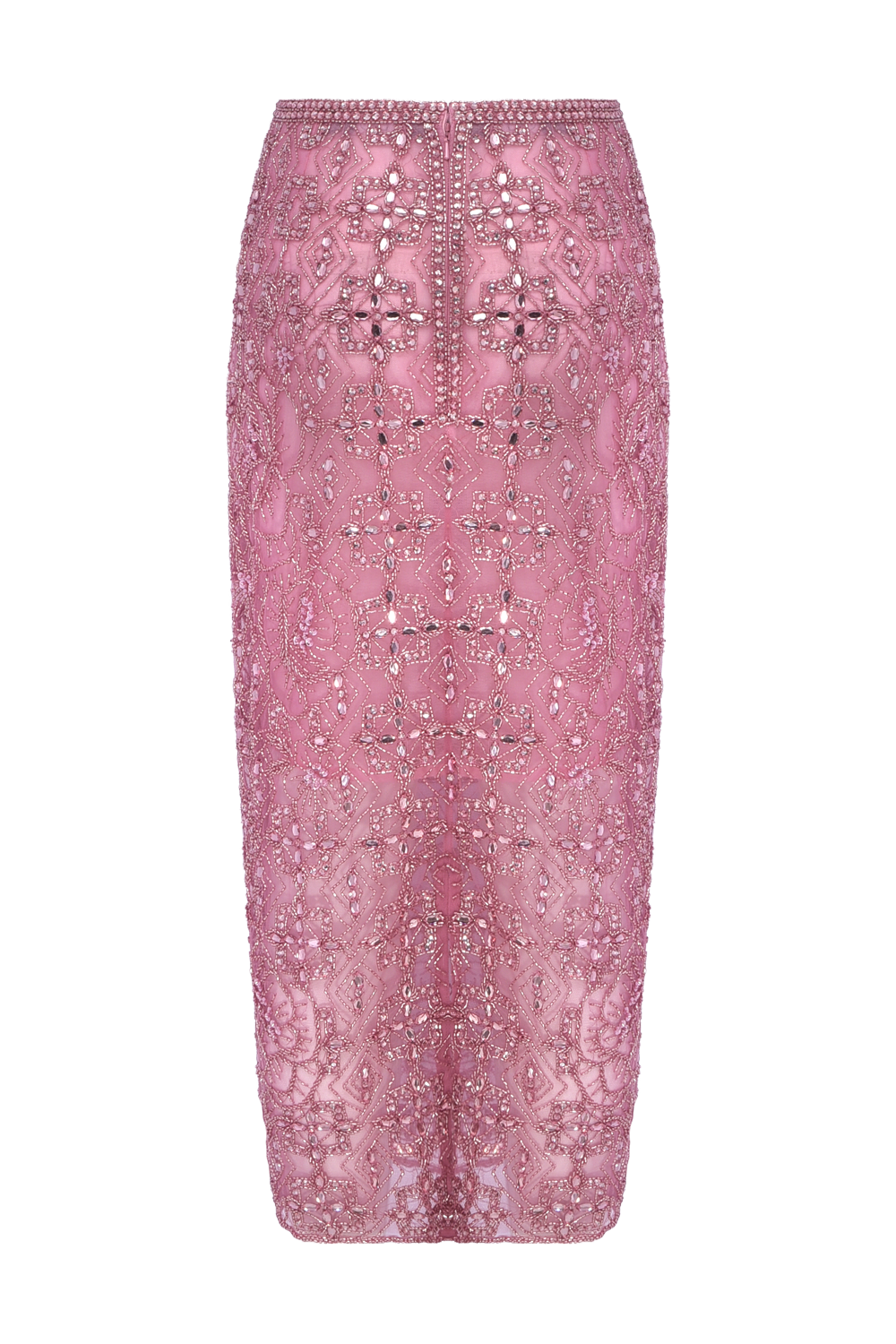 SAIA MIDI CRYSTAL MOONLIGHT ROSA