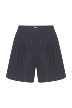 SHORTS METALLIC STRIPE PULSE PRETO