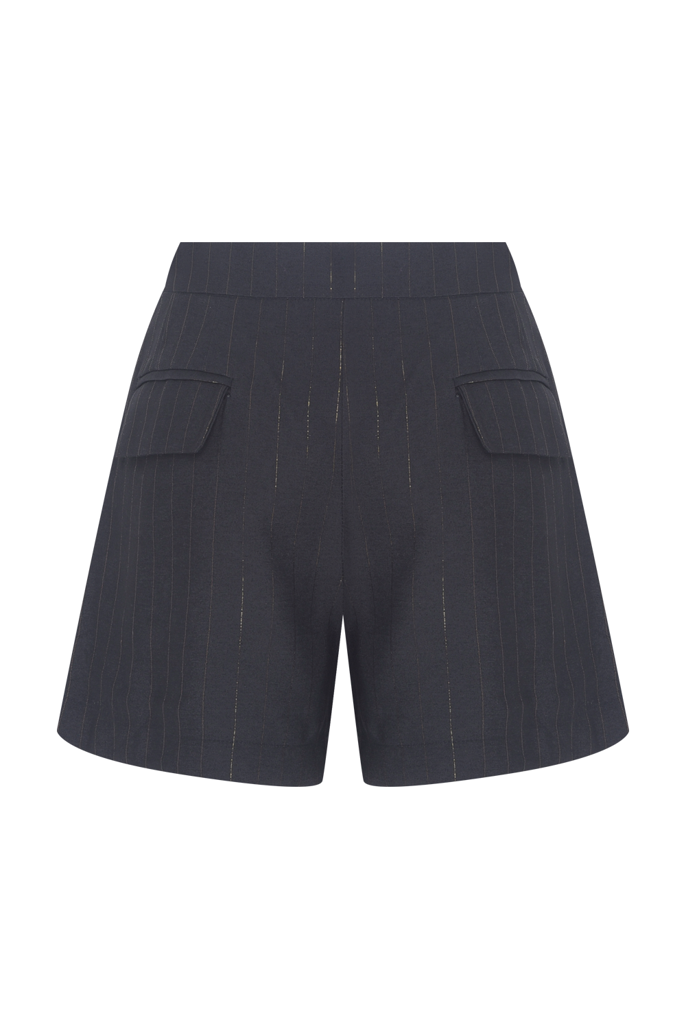 SHORTS METALLIC STRIPE PULSE PRETO