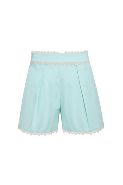 SHORTS FLUTTER TRICOLINE VERDE CLARO