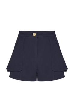 SHORT BREEZE JACQUARD PRETO