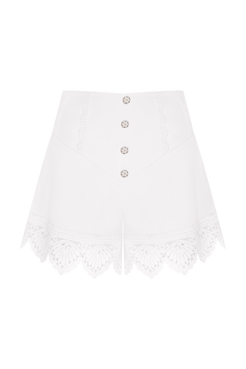 SHORT TRICOLINE BRUMA OFF WHITE