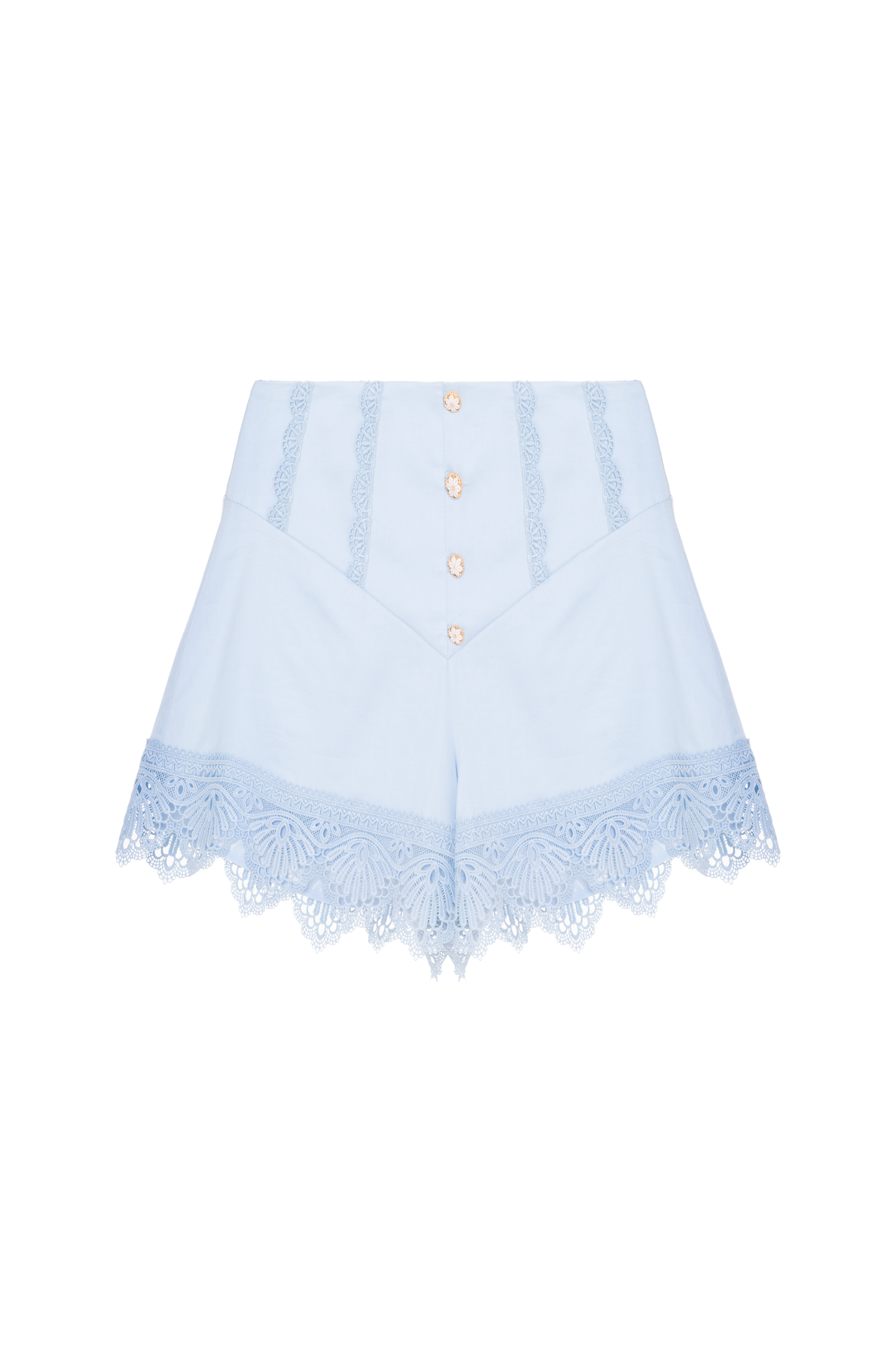 SHORT TRICOLINE BRUMA AZUL CLARO
