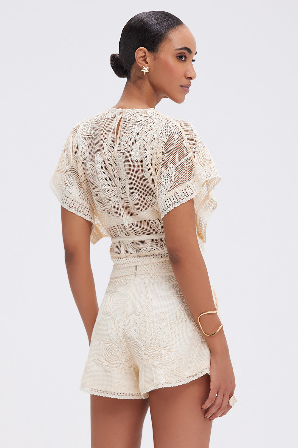 SHORT TELA JOY OFF WHITE