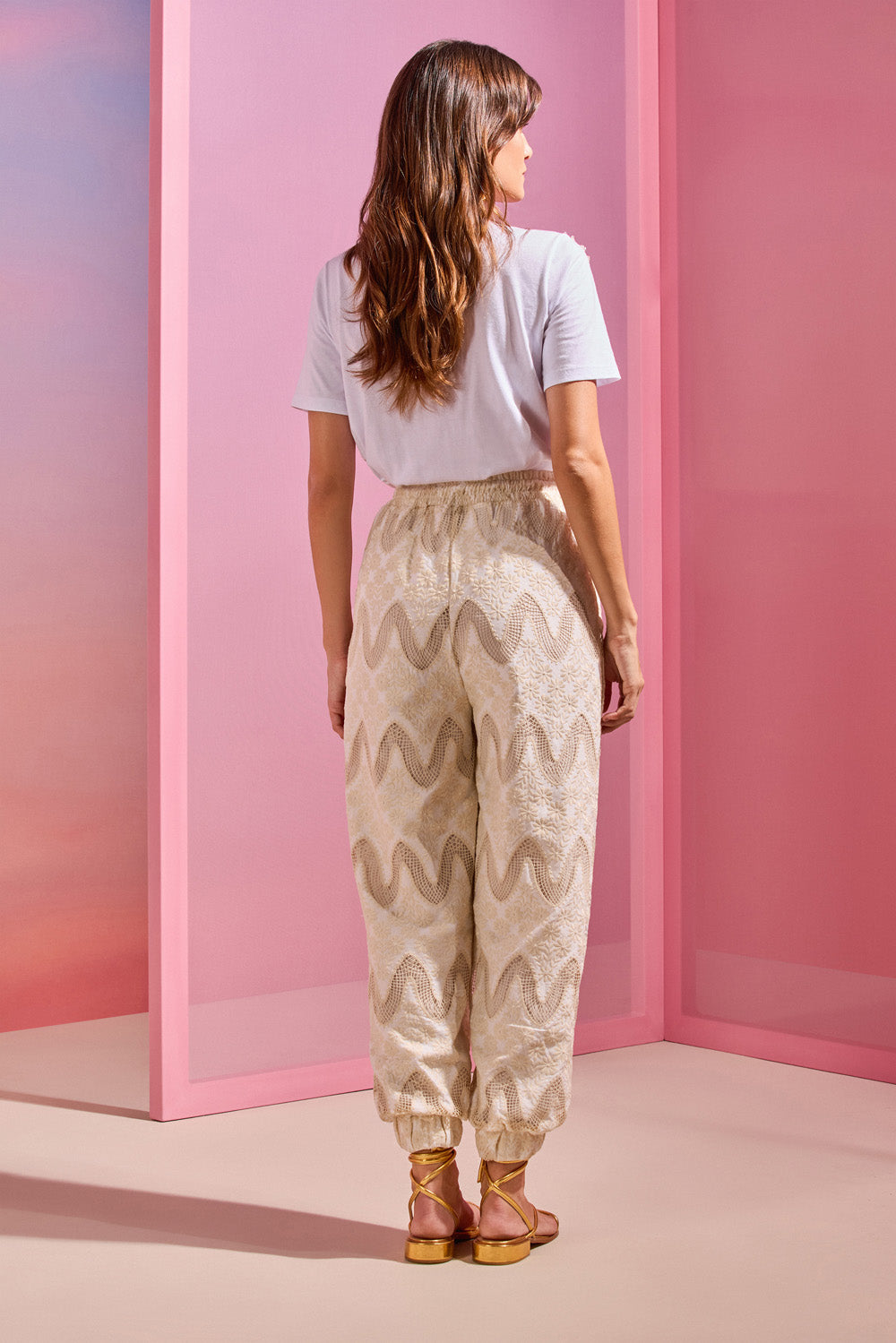 T-SHIRT LAISE FLORA OFF WHITE