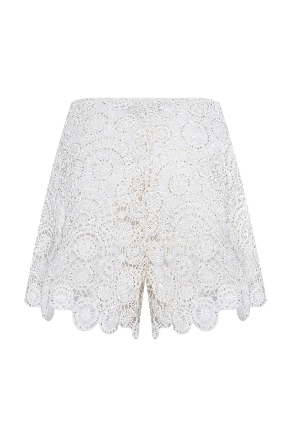 SHORT GAL EMBROIDERY OFF WHITE
