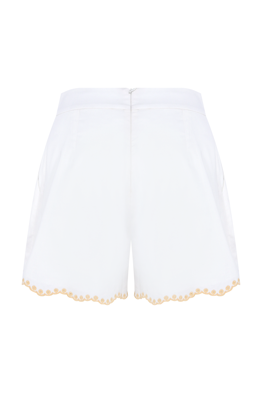 SHORT TRICOLINE LOTUS OFF WHITE
