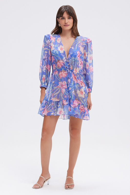 SAIDA DE PRAIA CURTA AMARYLLIS AZUL