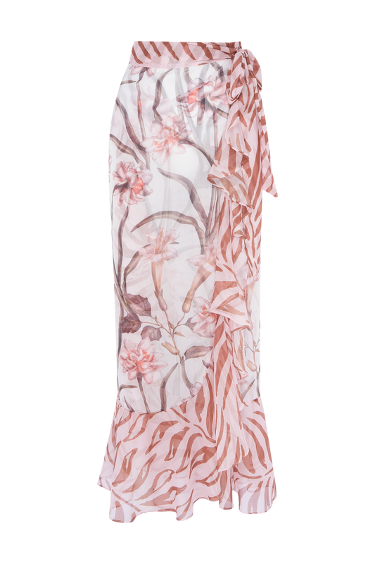 SAIDA DE PRAIA LONGA NARCISSUS OFF WHITE