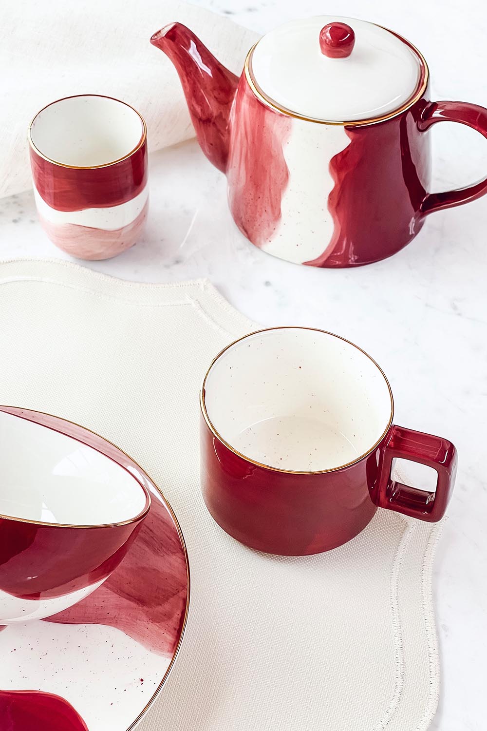 BULE PORCELANA AQUARELA MARSALA