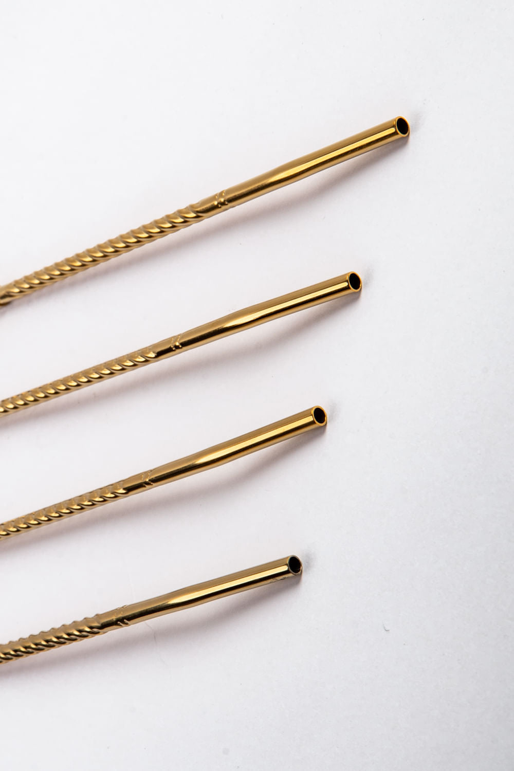 SET DE CANUDOS MEXEDORES PARA DRINKS DOURADO