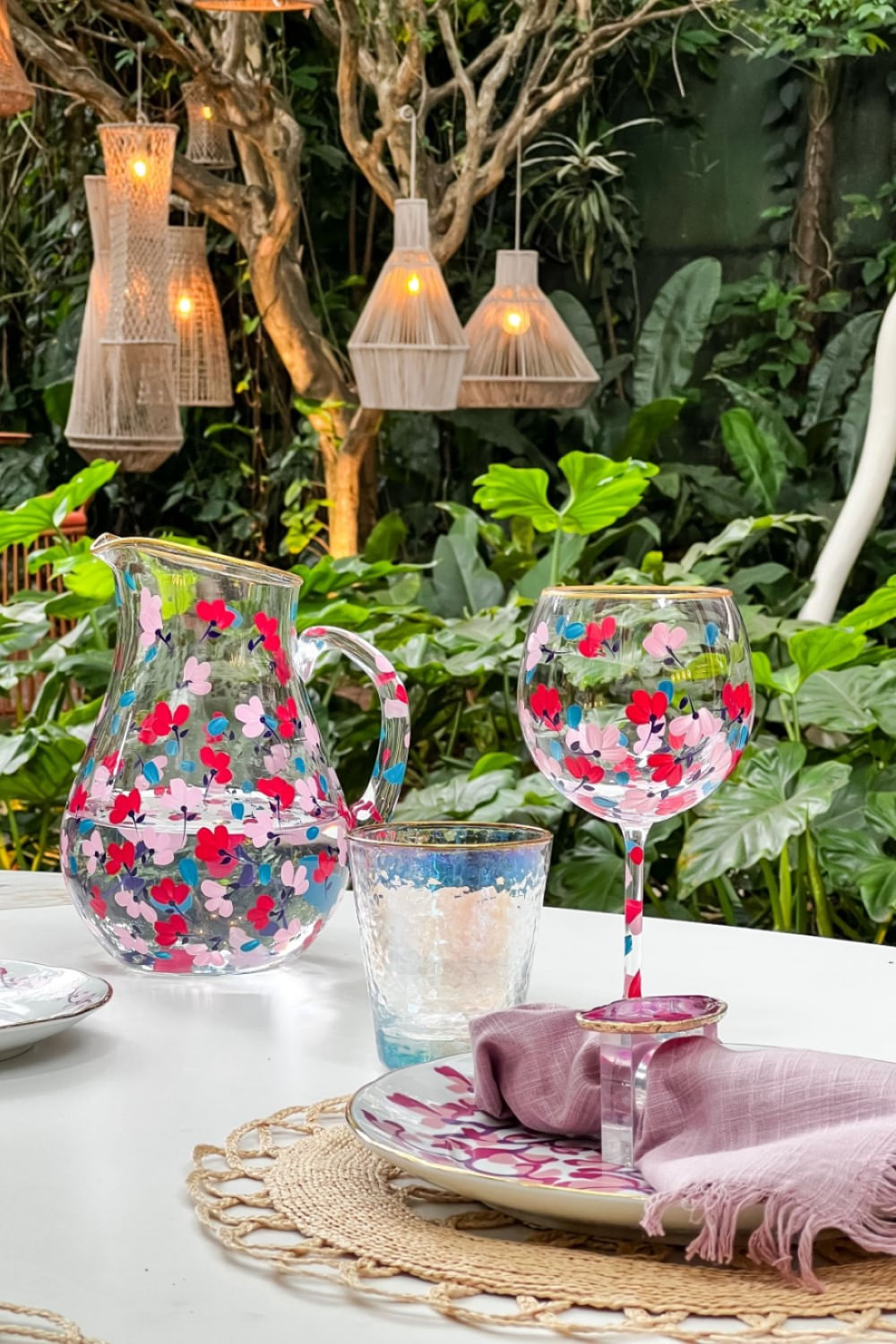 COPO BORDA DOURADA MÉDIO SOPRO FURTA COR CRISTAL