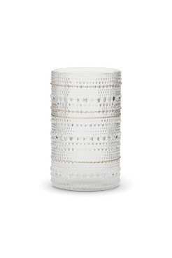 COPO VIDRO MINI BOLINHAS CRISTAL