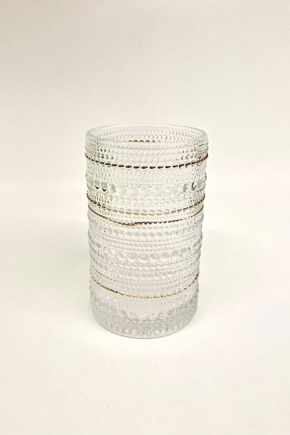 COPO VIDRO MINI BOLINHAS CRISTAL