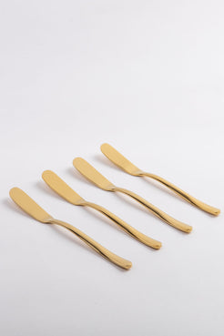 Set de espátulas dourado