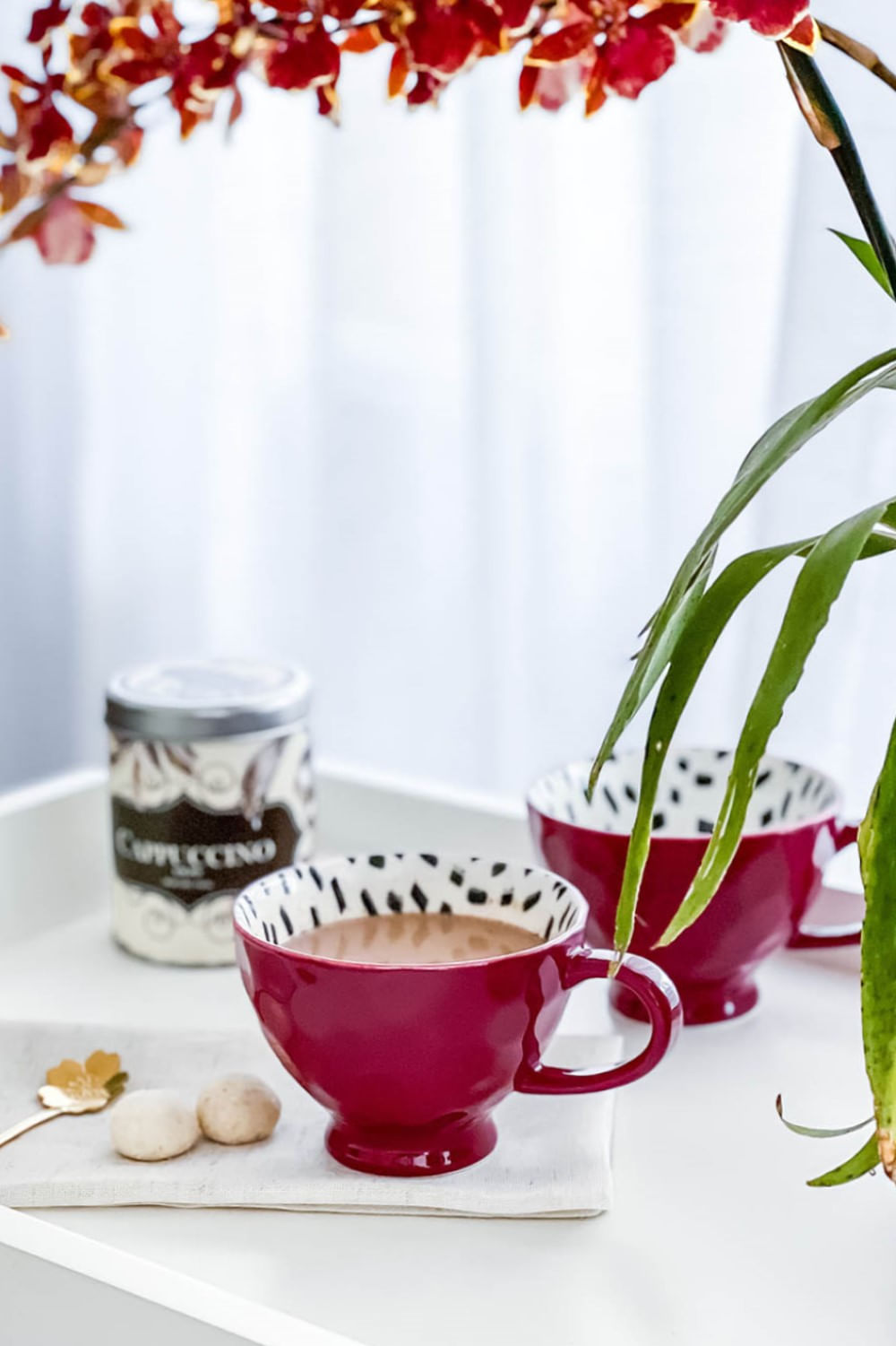 XÍCARA DE CHÁ PITAYA MARSALA