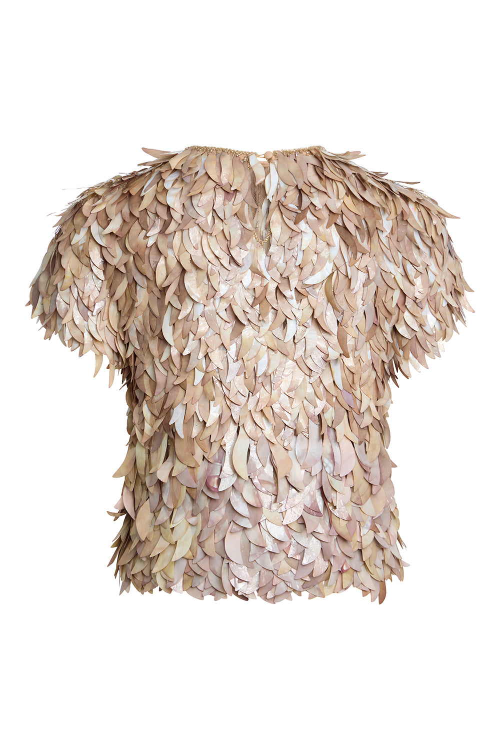 TOP TULE BRONZE MARROM