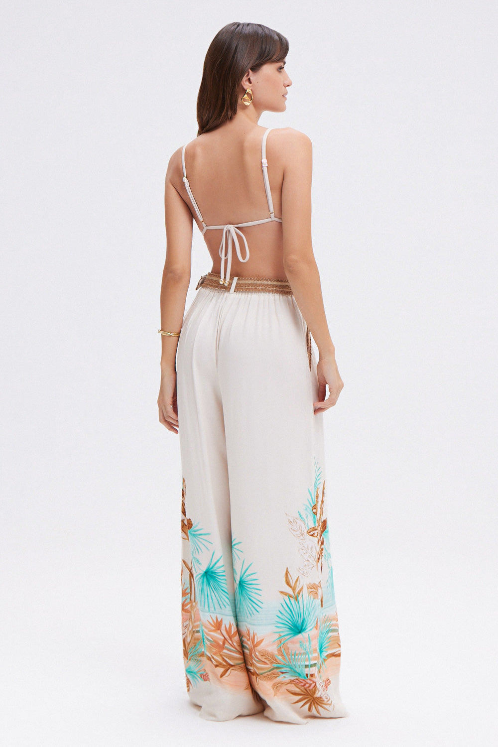 CALÇA TROPICAL BANANEIRA BEGE