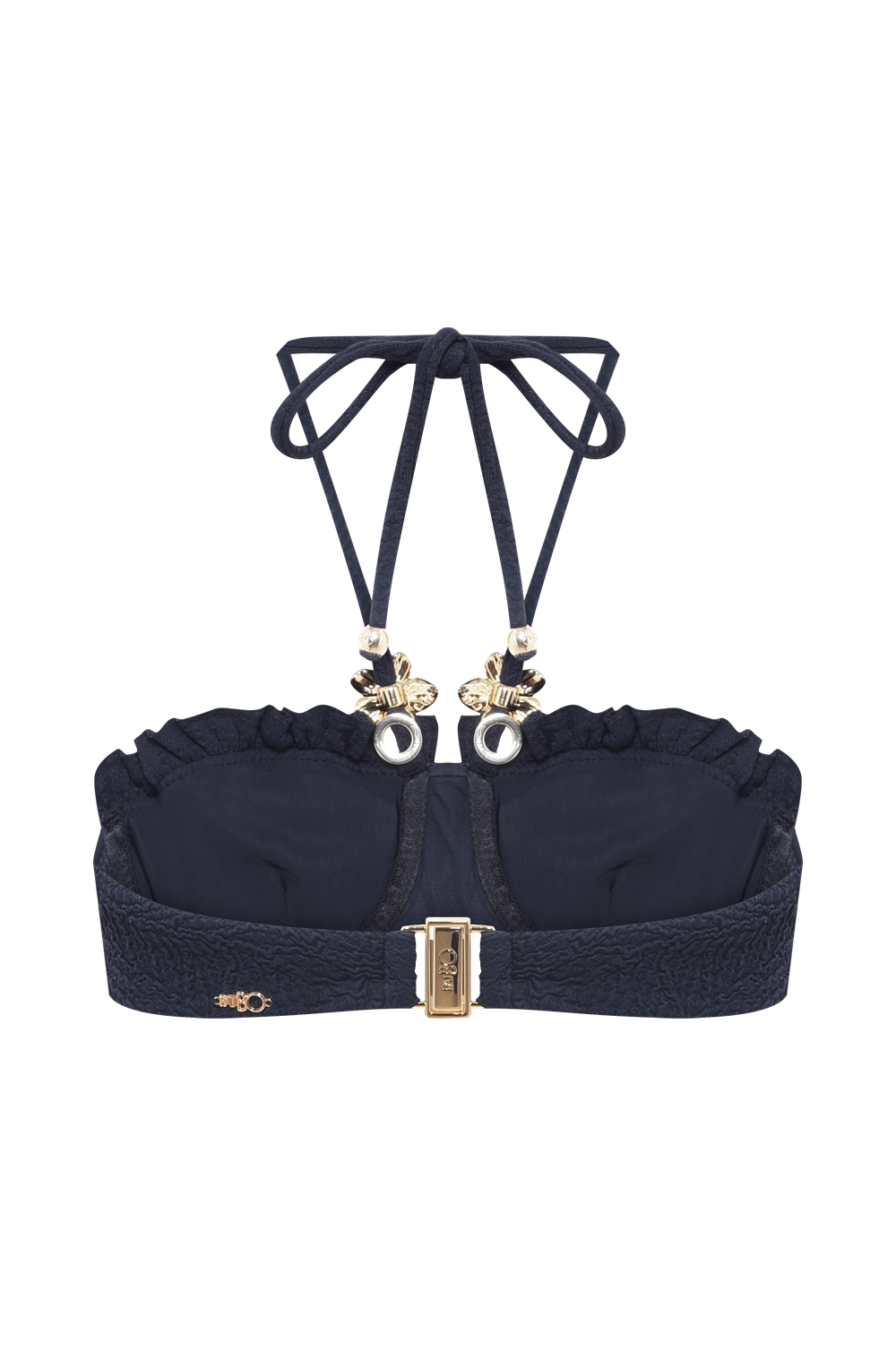 TOP DE BIQUINI BREEZE JACQUARD PRETO