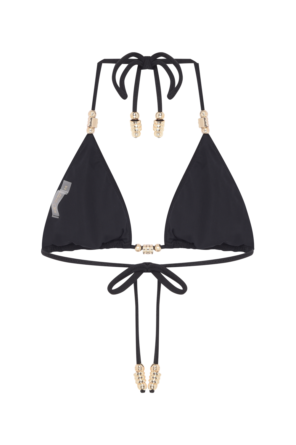 TOP DE BIQUINI JADE LYCRA PRETO