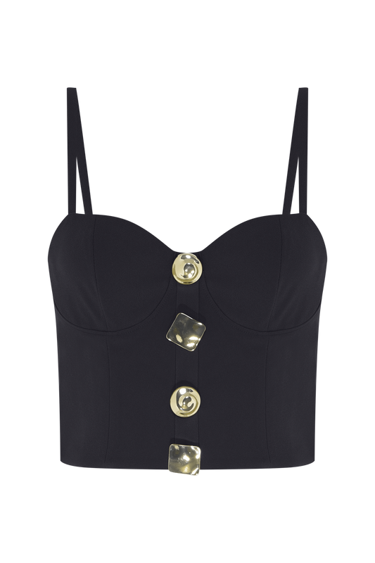 TOP CREPE GOLDENTIME PRETO