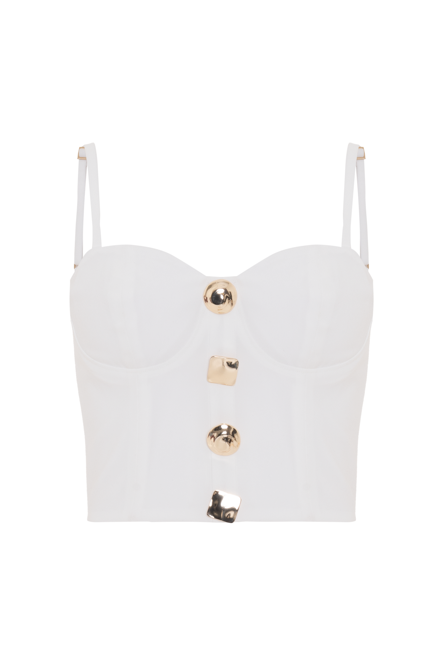 TOP CREPE GOLDENTIME OFF WHITE