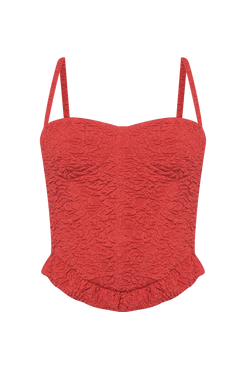 TOP PAPILON JACQUARD VERMELHO