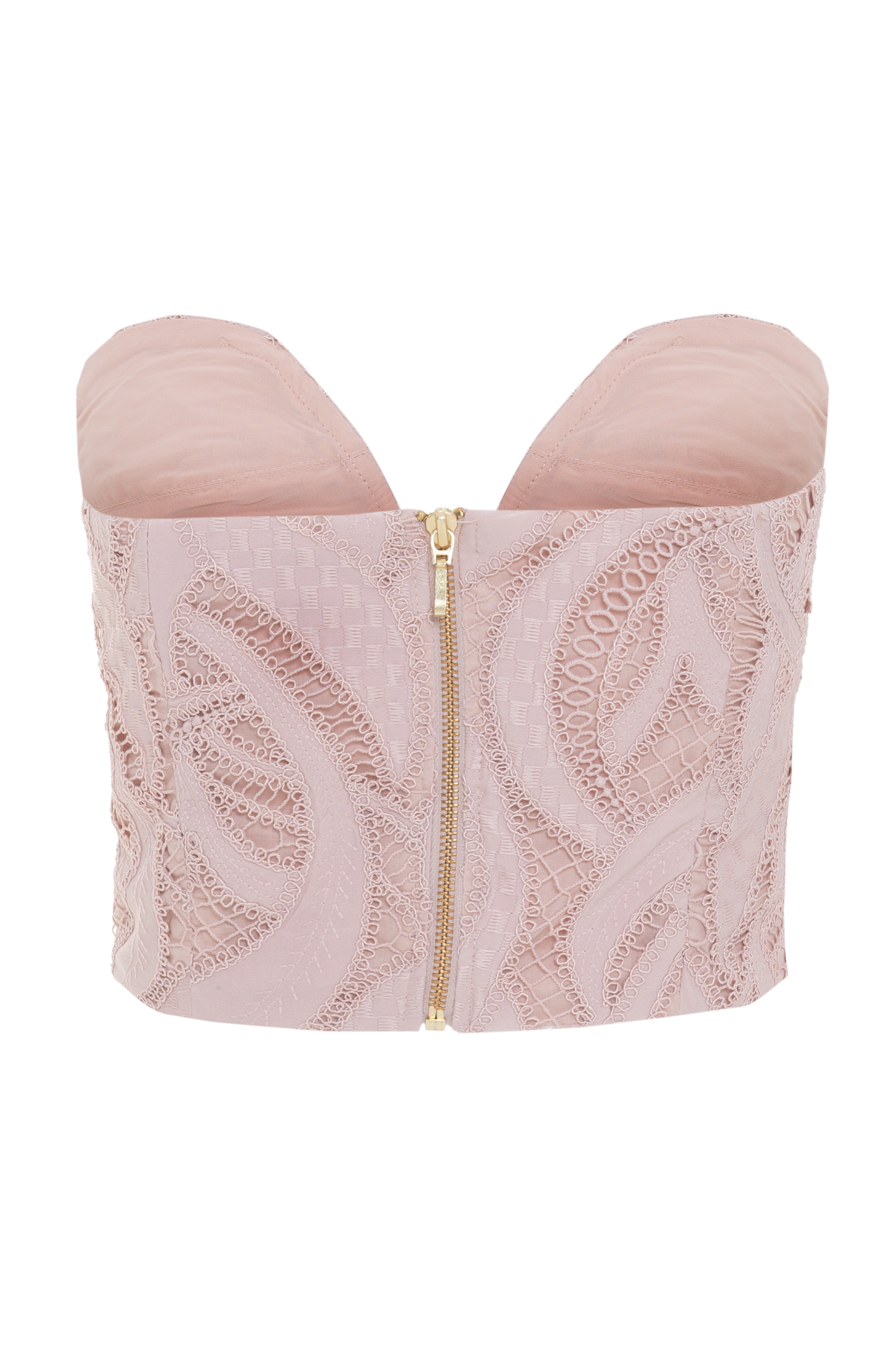 TOP AURA LACE ROSE