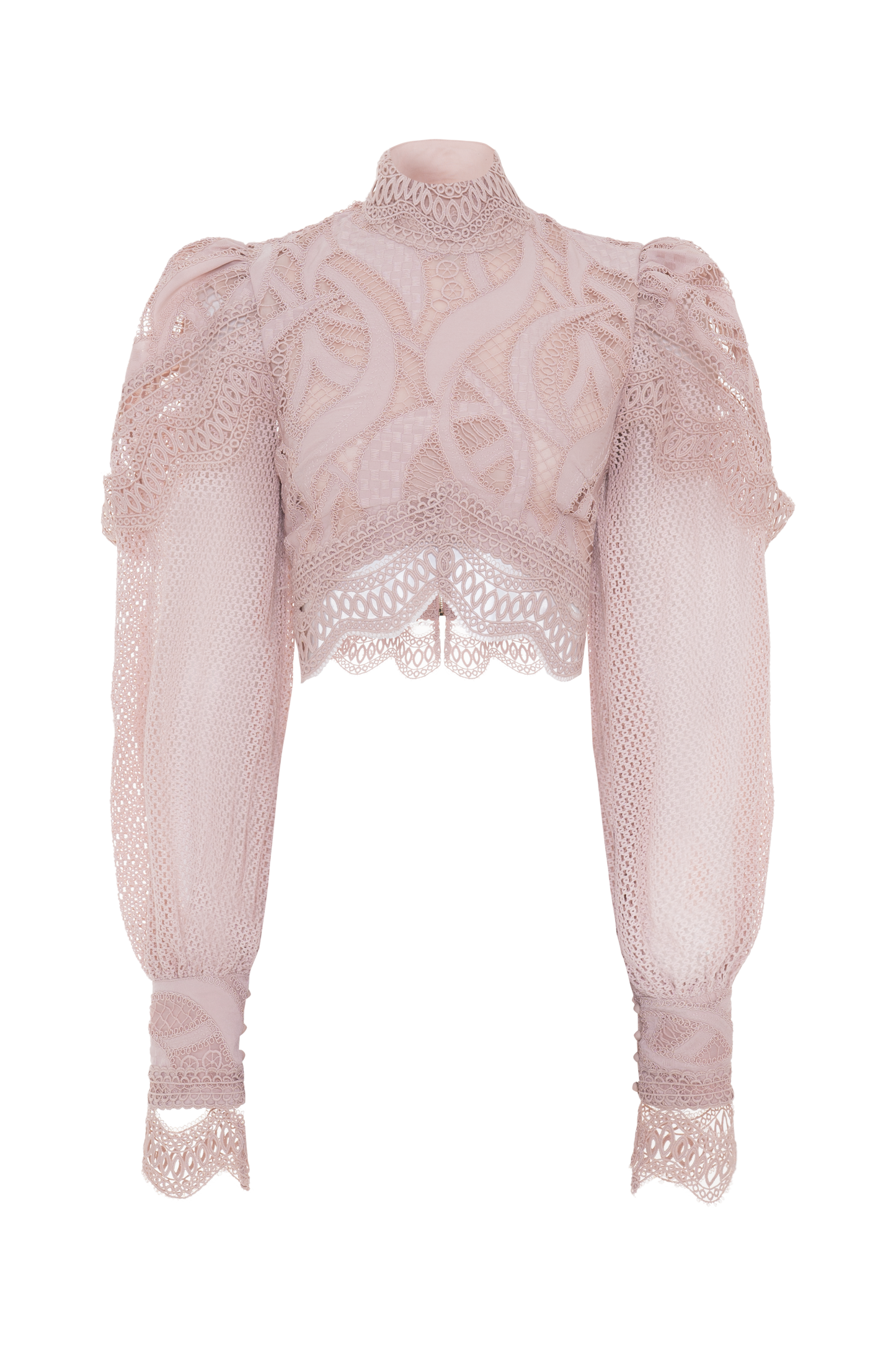 TOP AURA LACE ROSE